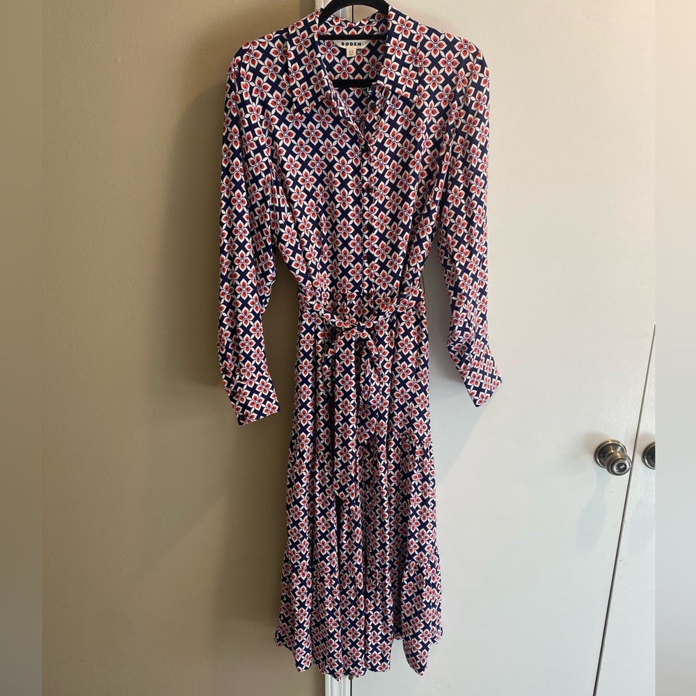 Boden Kate Midi Shirt Dress - Picture 2 of 10